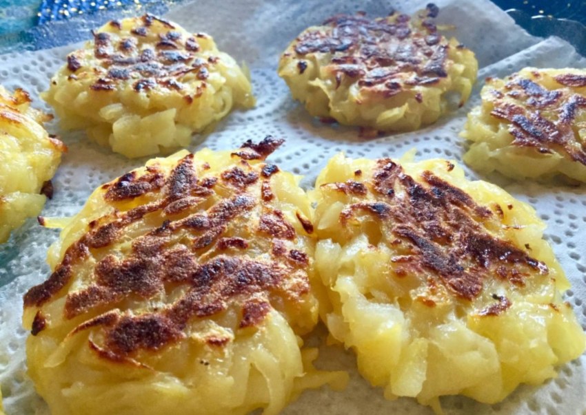 Драники из вареных картошки