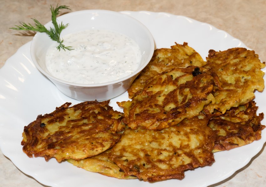 Драники на крупной терке