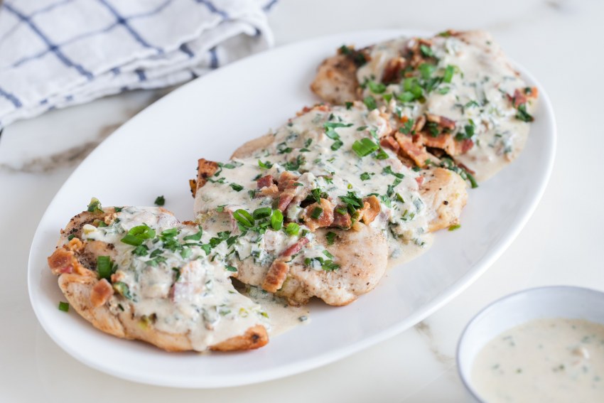 Chicken Hearts with Cream Sauce