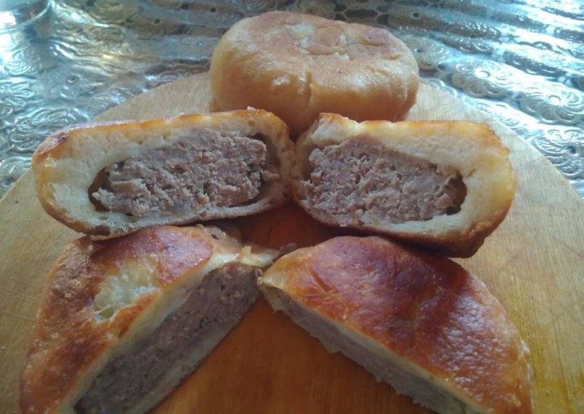 Мощный сочный вкусный беляш