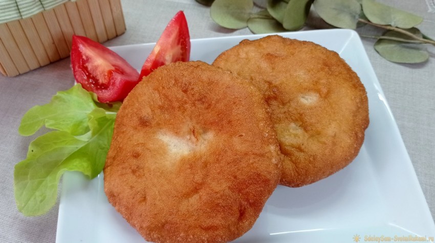 Ленивые пирожки с луком