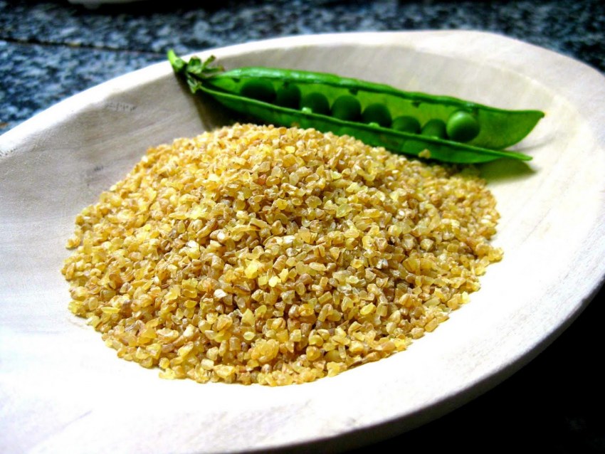 Булгур с раковыми шейками