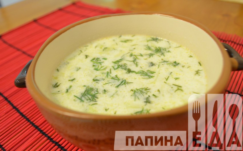 Крем суп из цукини