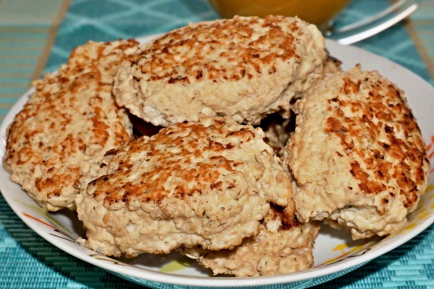 Геркулесовые котлеты