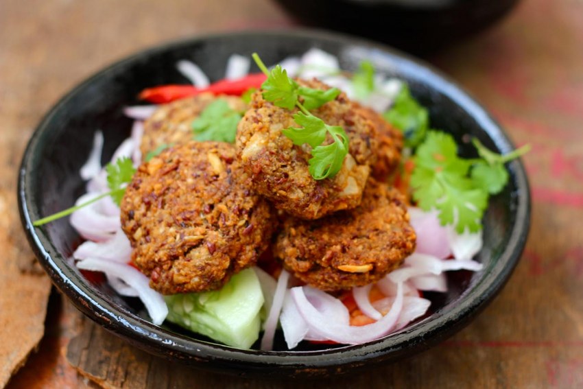 Мясные котлеты с овсянкой