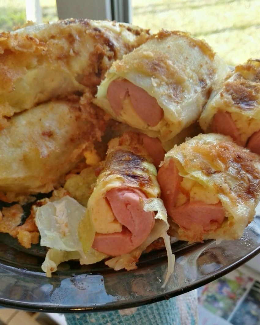 Мини пицца из сосисок