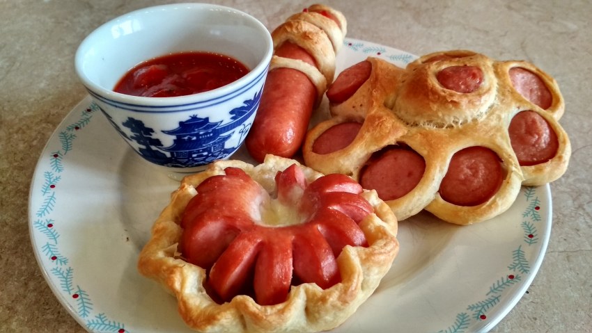Запеченные сосиски