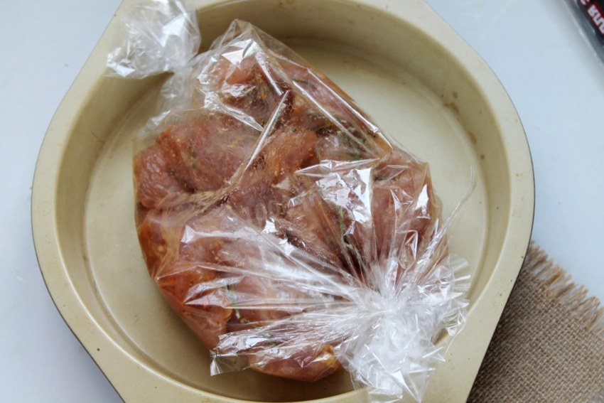 Мясо в рукаве для запекания