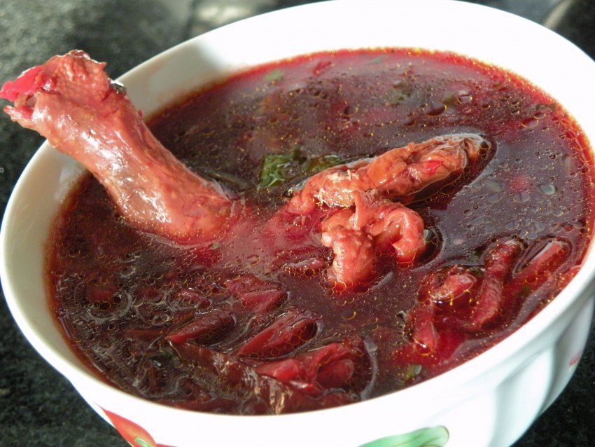 Борщ без мяса