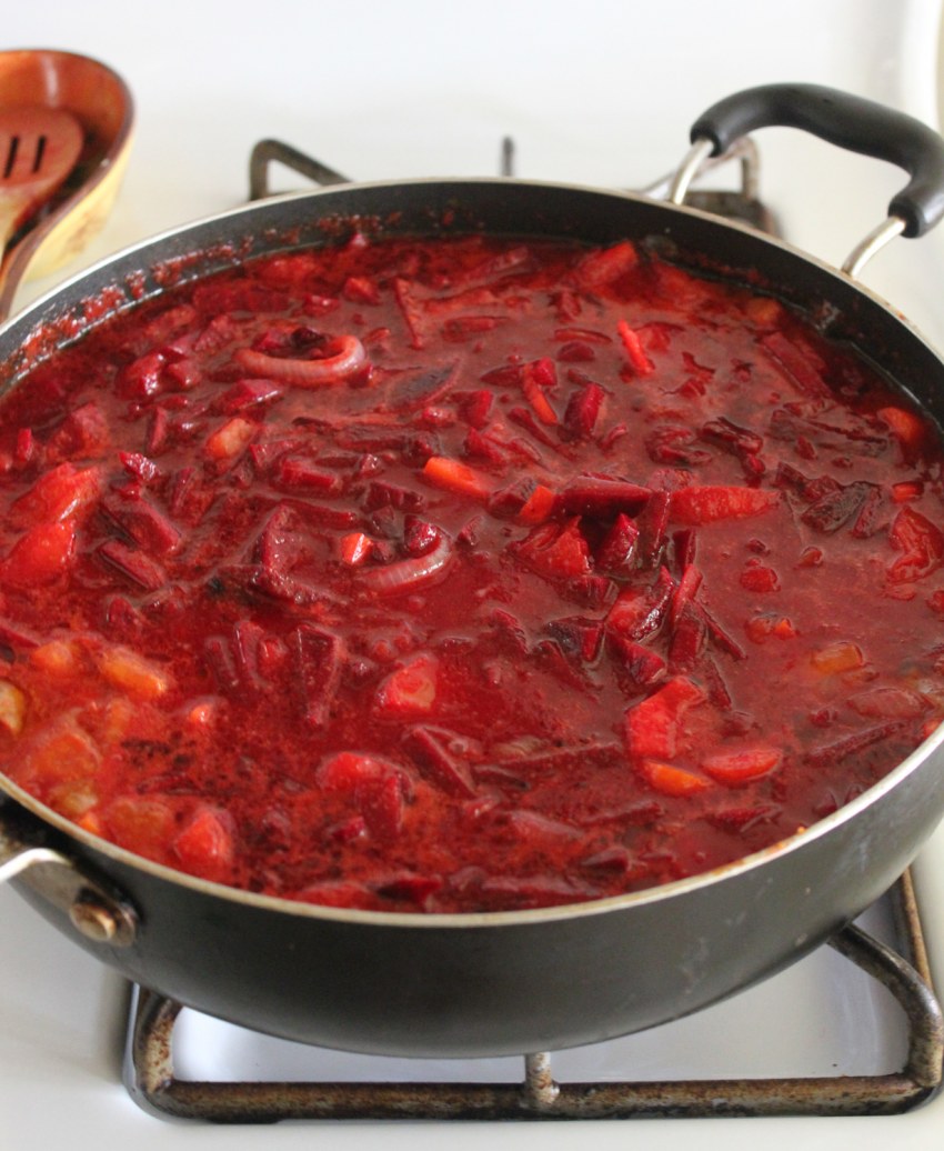 Борщ из квашеной капусты