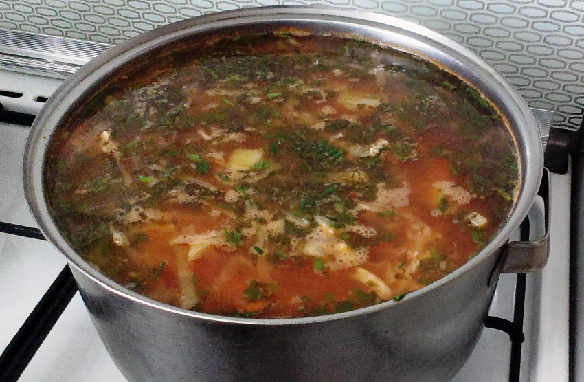 Суп с пампушками