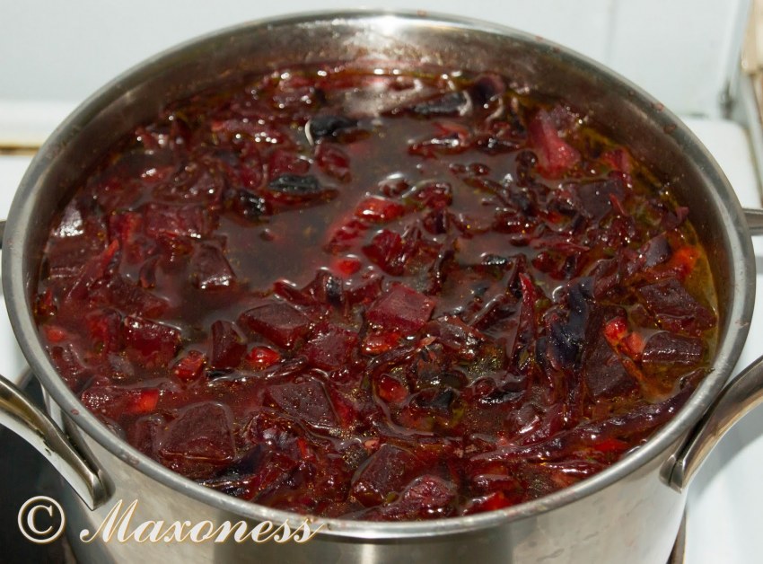 Борщ с лимоном