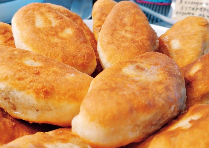 Жареные пирожки ссмясом