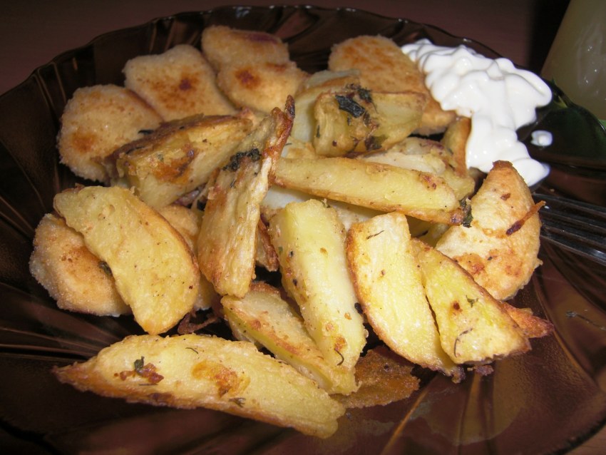 Картофель Айдахо с розмарином