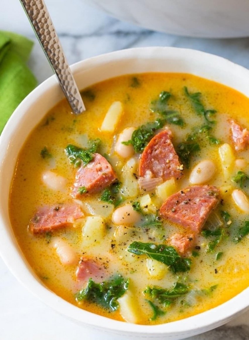 Гороховый с копчеными ребрышками