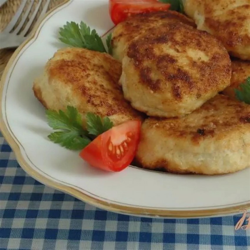 Куриные котлеты с овощами