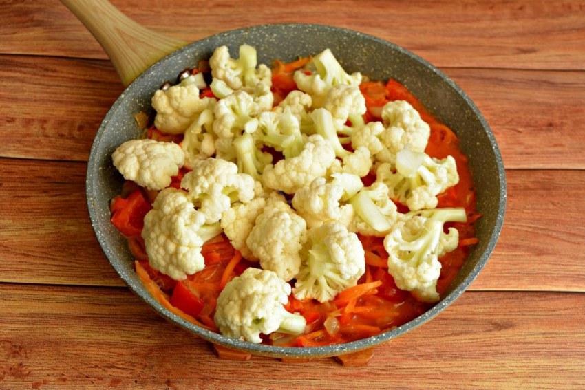 Куриная грудка с цветной капустой