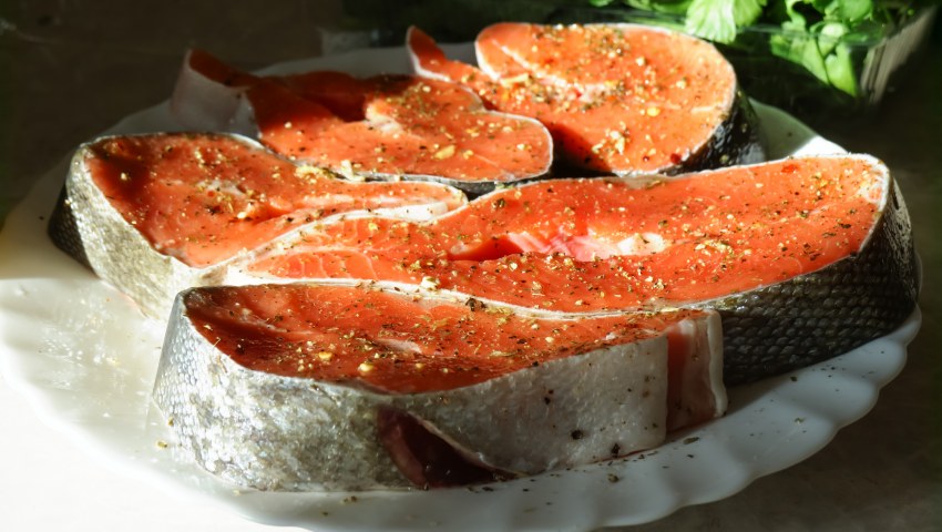 Медальоны с креветками