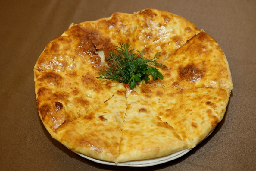 Сырные лепешки с зеленью