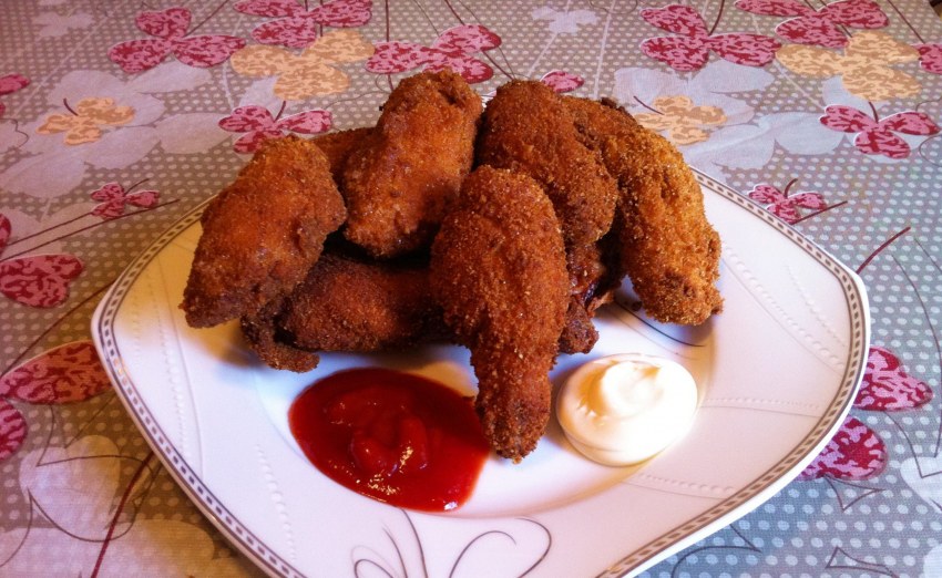 Куриные крылышки в кляре