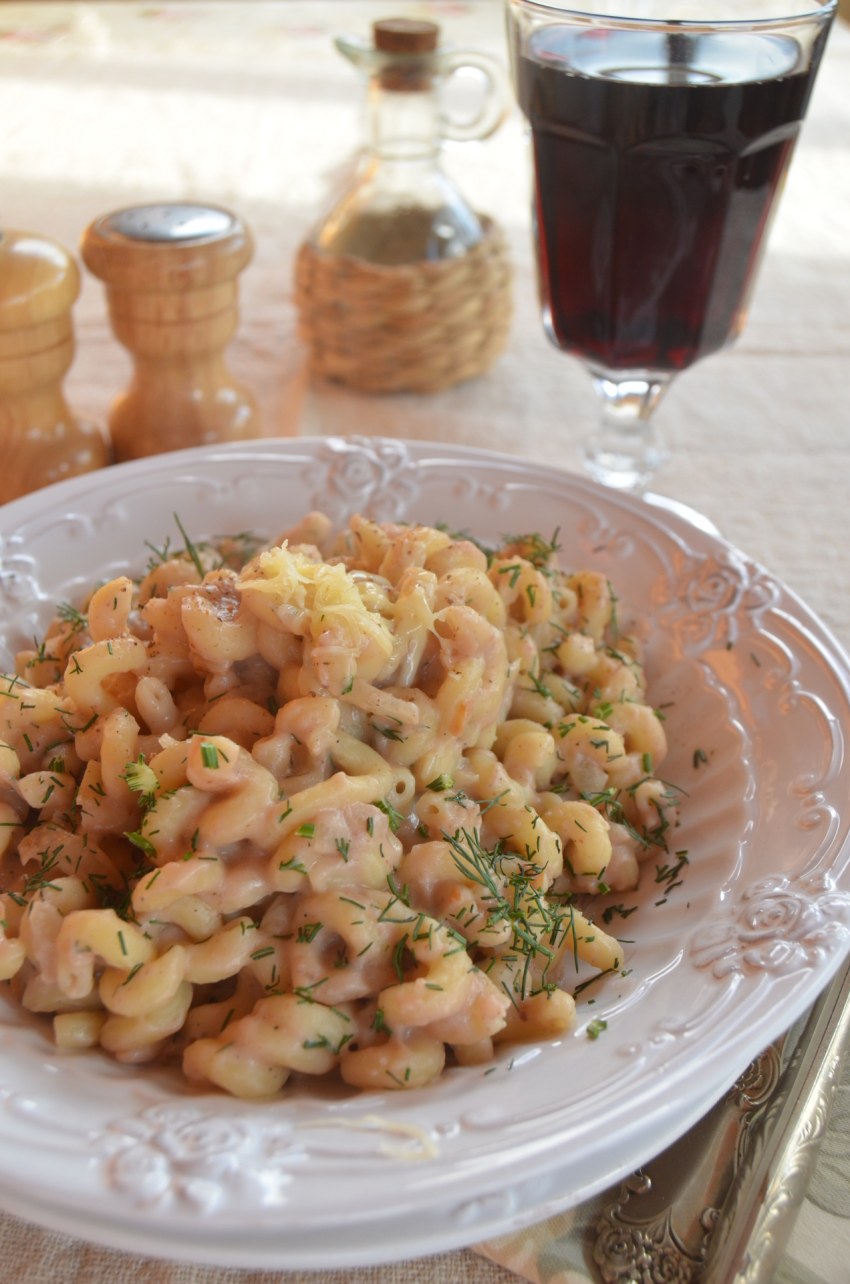 Макароны по флотски с колбасой