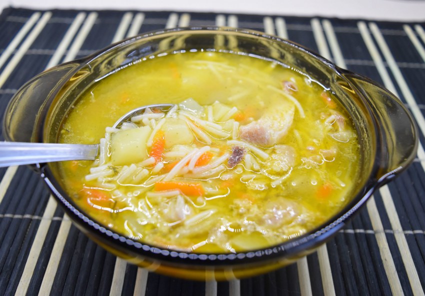 Суп из кукурузной крупы
