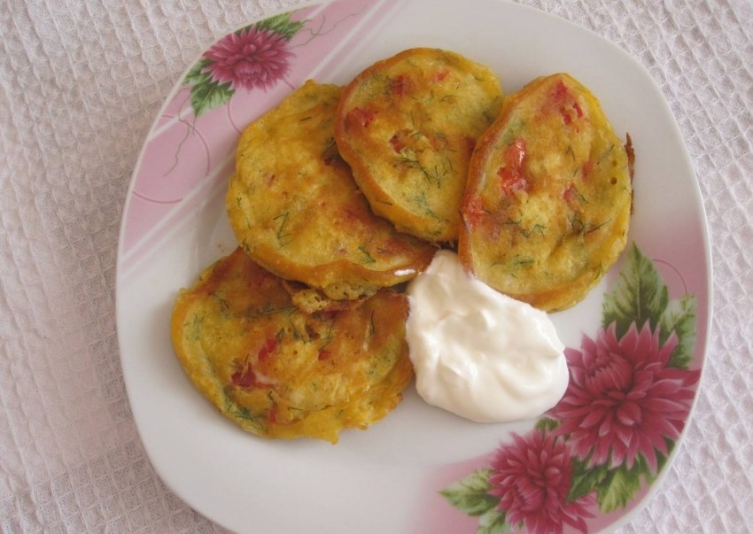 Оладьи как пицца
