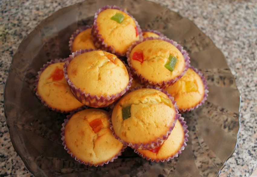 Маффины с цукатами