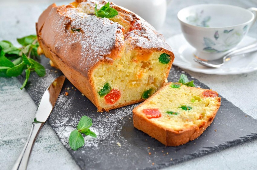 Кекс с цукатами