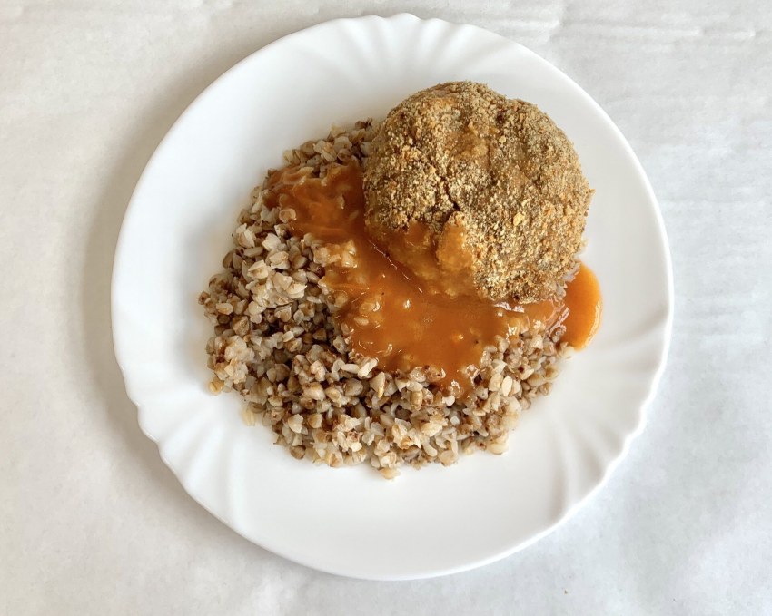 Гречка по купечески с грибами