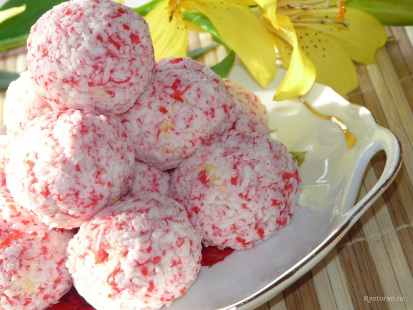 Рафаэлки с крабовыми палочками