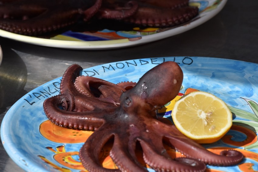 Паста Нери с морепродуктами
