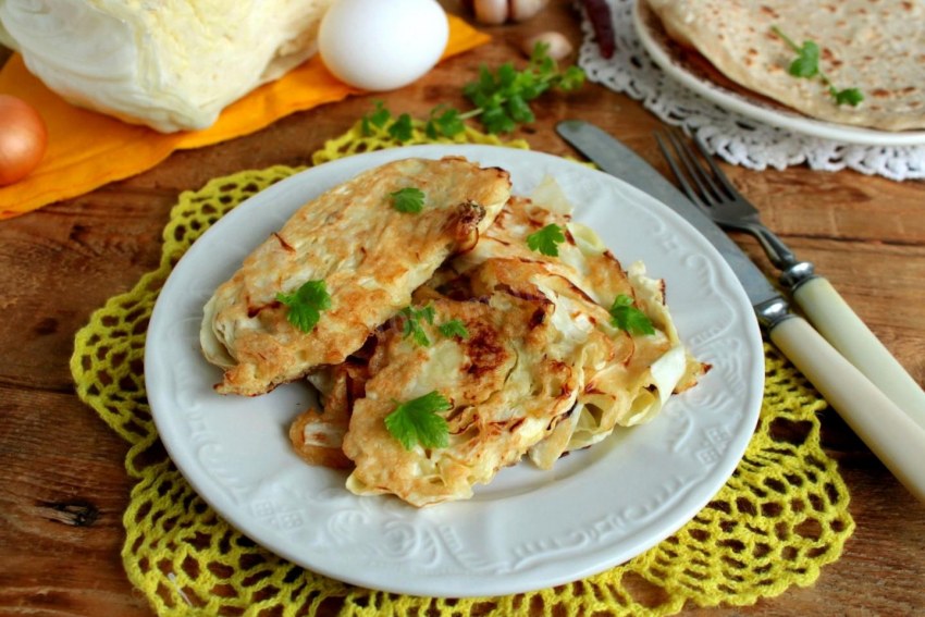 Жареная капуста в кляре