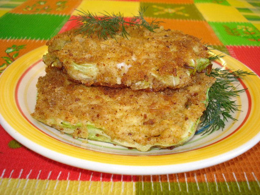 Шницель из капусты
