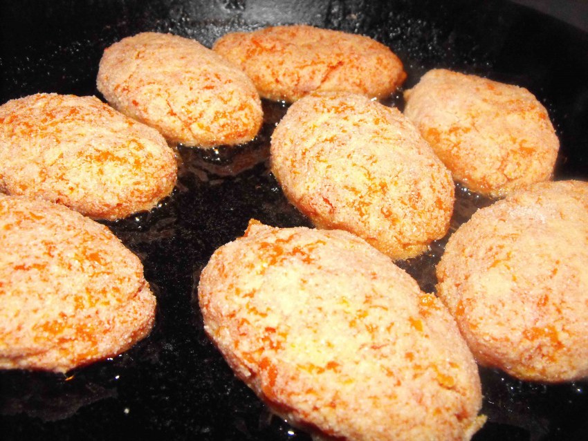Куриные котлеты с овощами