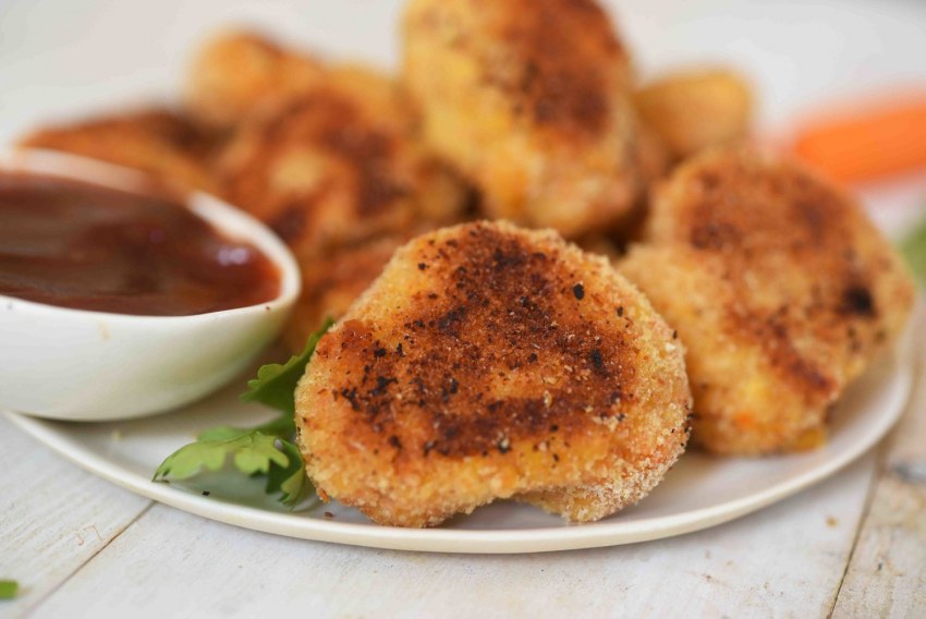 Курино морковные котлеты