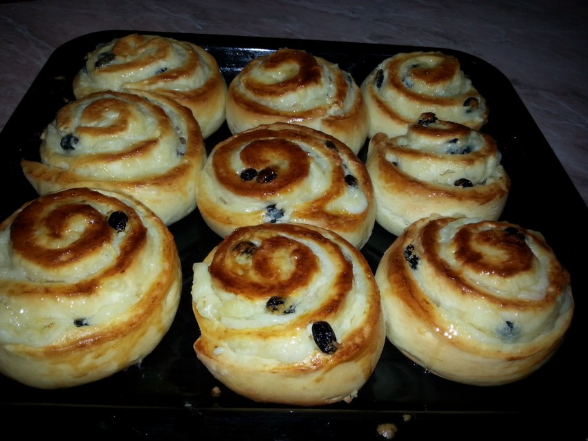 Булочки с кремом