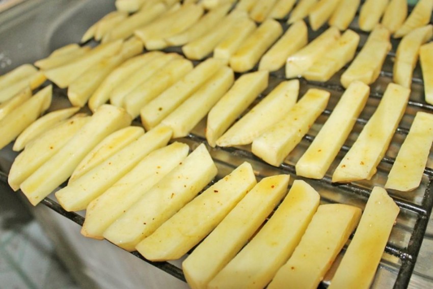 Красивая нарезка картофеля для запекания