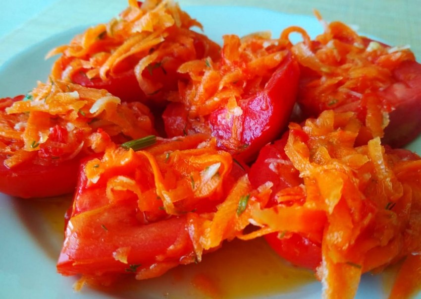 Помидор и морковь