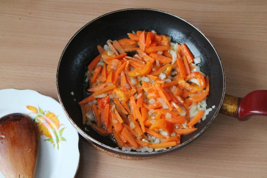 Курица с болгарским перцем
