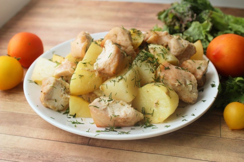 Жаркое из курицы в мультиварке