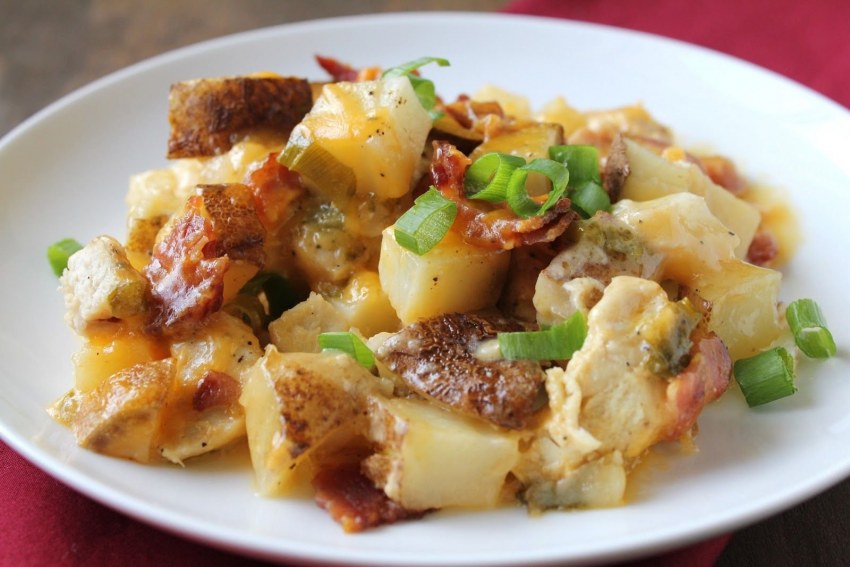 Филе с картошкой в духовке