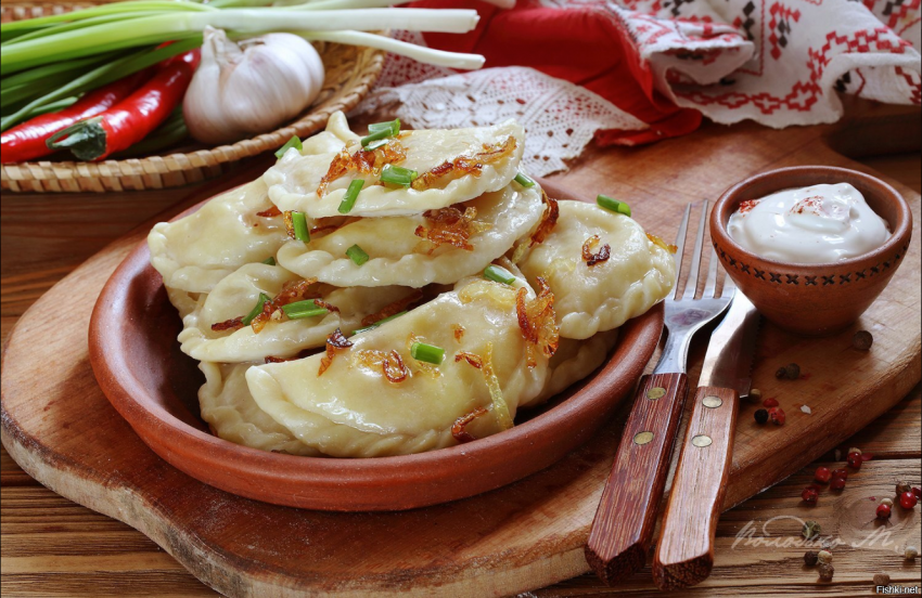 Вареники с картошкой пост