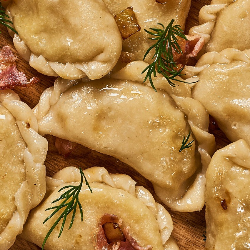 Вареники с картошкой и грибами