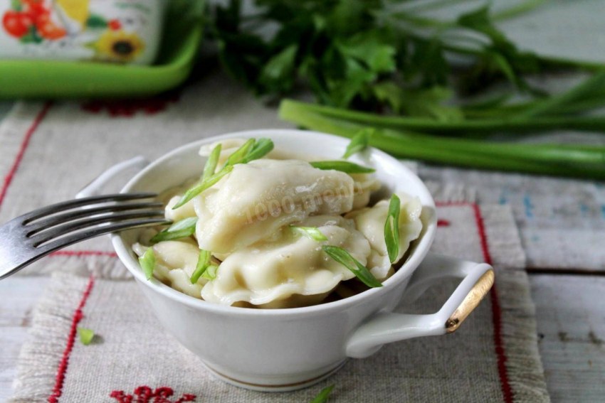 Вареники с картофелем
