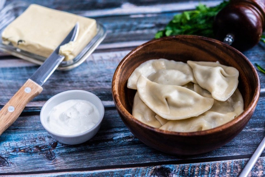 Вареники с картошкой в духовке