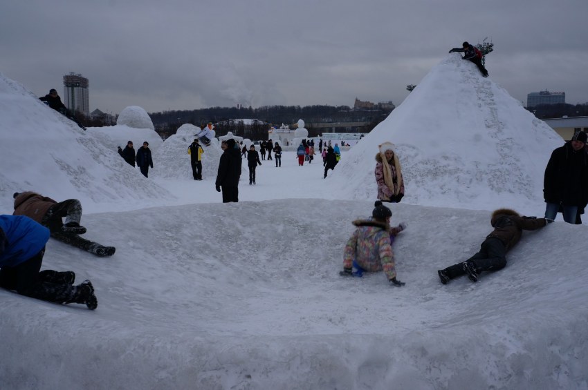 Ледяная чаша горка