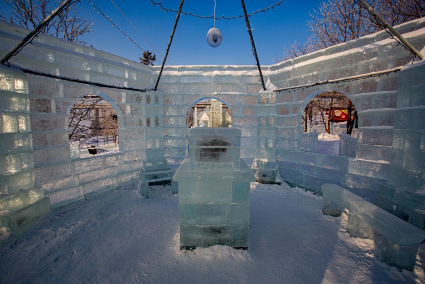 Ледяной городок ЧМЗ Челябинск