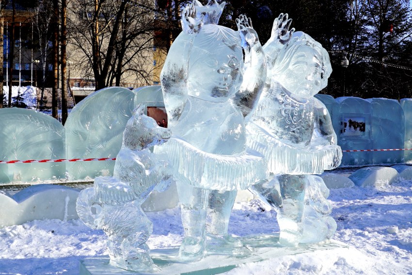 Выставка ледяных фигур Хабаровск