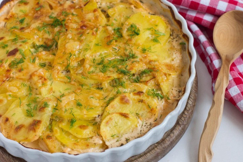 Грибная Кассероль.